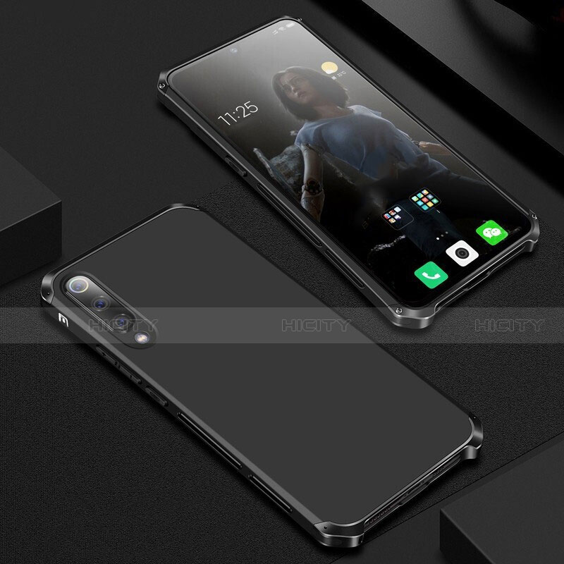 Custodia Lusso Alluminio Cover per Xiaomi Mi 9 SE Nero