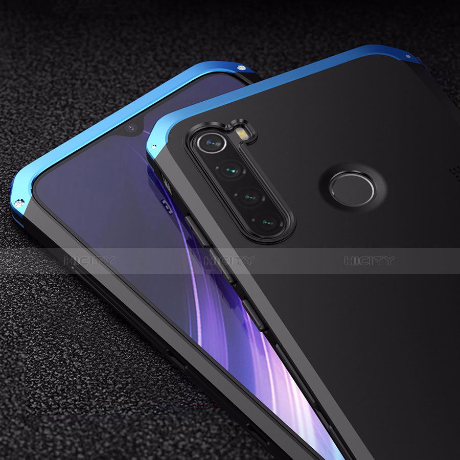 Custodia Lusso Alluminio Cover per Xiaomi Redmi Note 8 (2021)