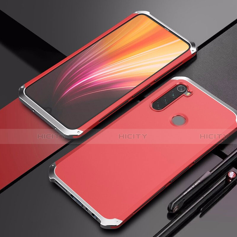 Custodia Lusso Alluminio Cover per Xiaomi Redmi Note 8 Multicolore