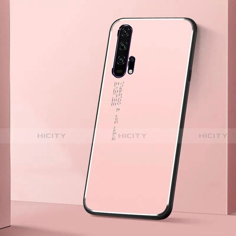 Custodia Lusso Alluminio Cover T01 per Huawei Honor 20 Pro Rosa