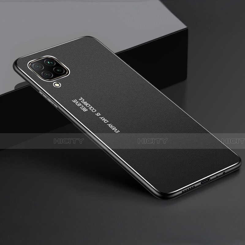 Custodia Lusso Alluminio Cover T01 per Huawei Nova 7i Nero