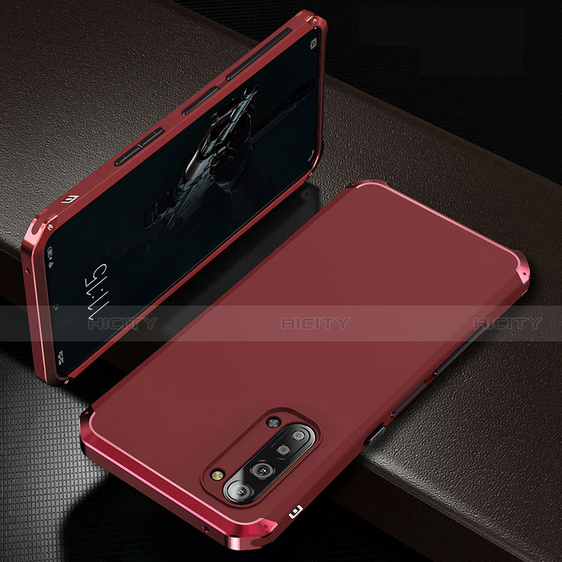 Custodia Lusso Alluminio Cover T01 per Oppo Find X2 Lite