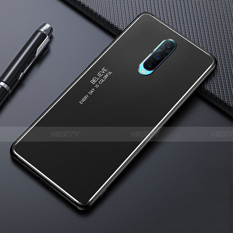 Custodia Lusso Alluminio Cover T02 per Oppo R17 Pro Nero