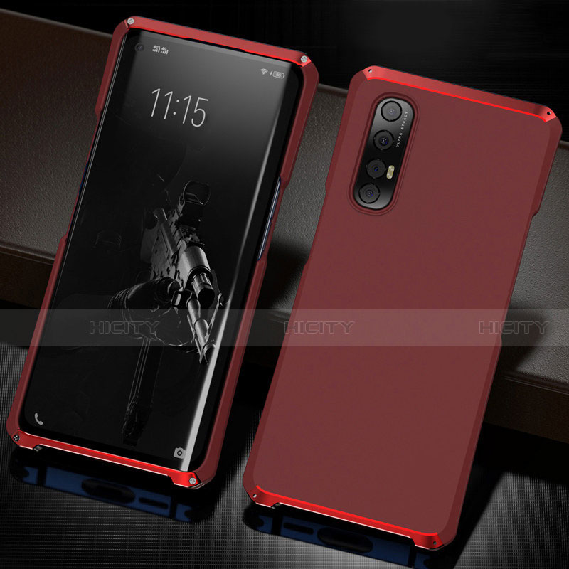 Custodia Lusso Alluminio Cover T02 per Oppo Reno3 Pro