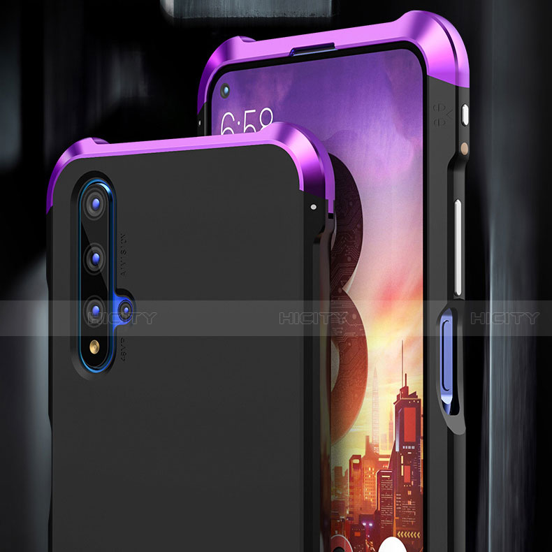 Custodia Lusso Alluminio Cover T03 per Huawei Honor 20S