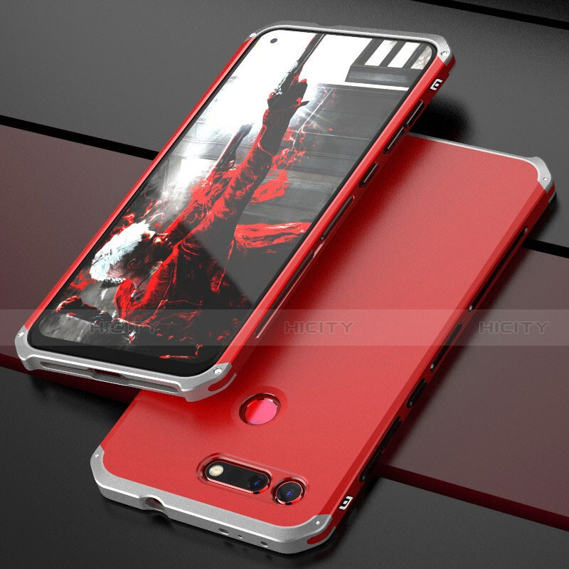 Custodia Lusso Alluminio Cover T03 per Huawei Honor V20 Multicolore