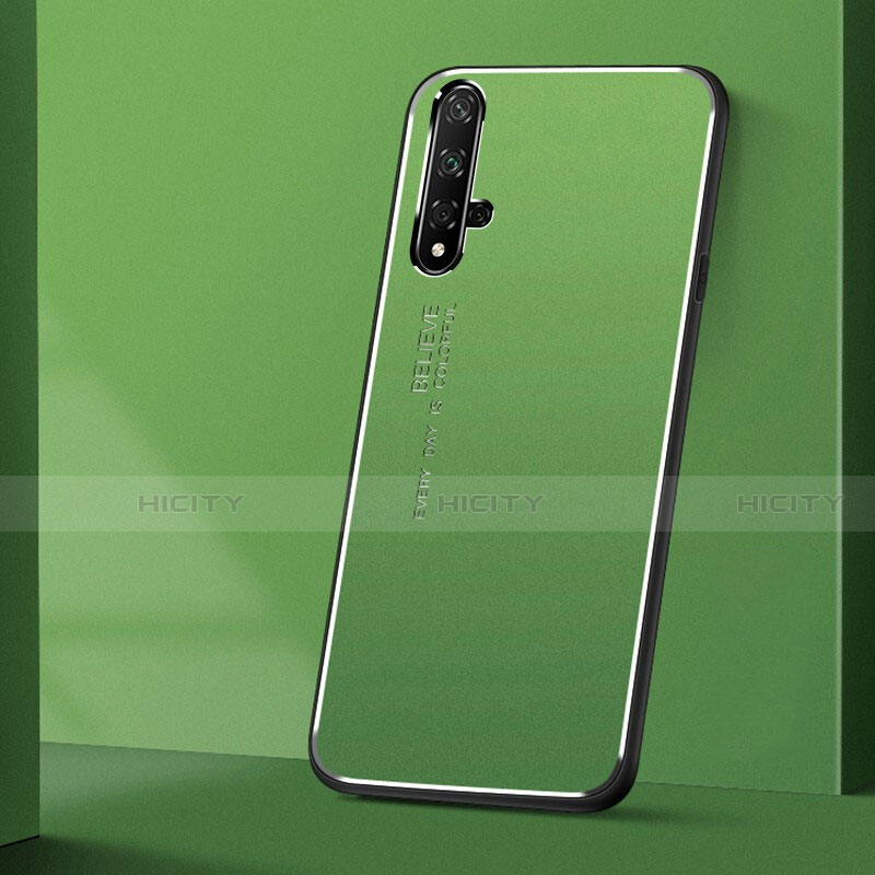 Custodia Lusso Alluminio Cover T04 per Huawei Honor 20S Verde