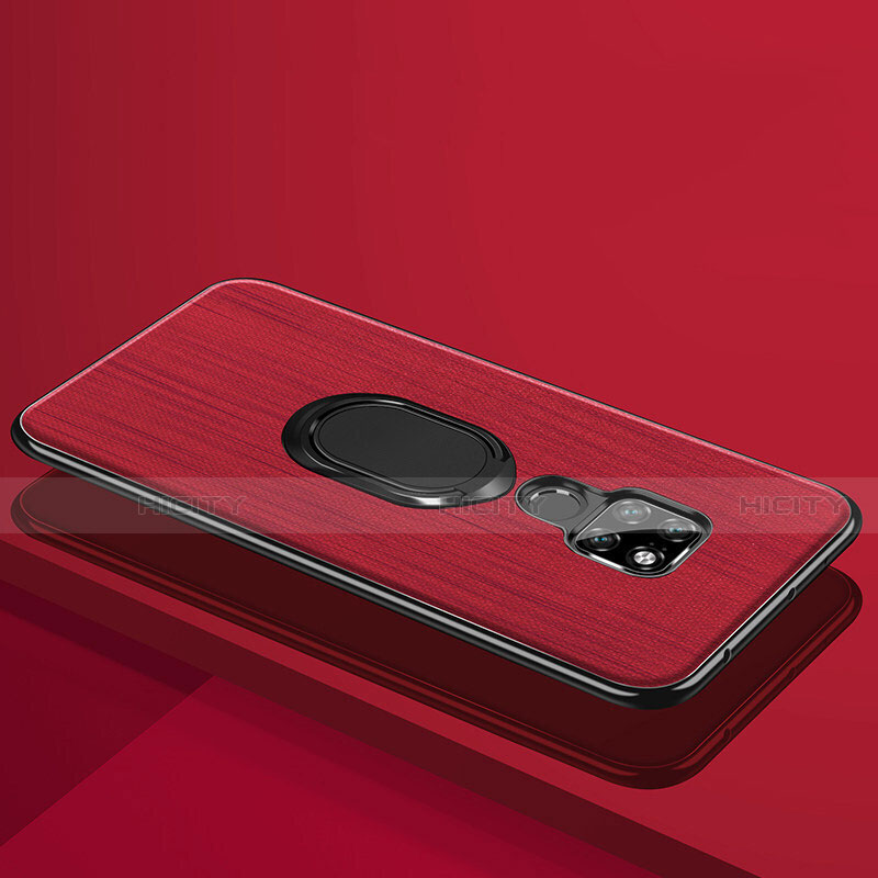 Custodia Lusso Alluminio Cover T05 per Huawei Mate 20 X 5G Rosso