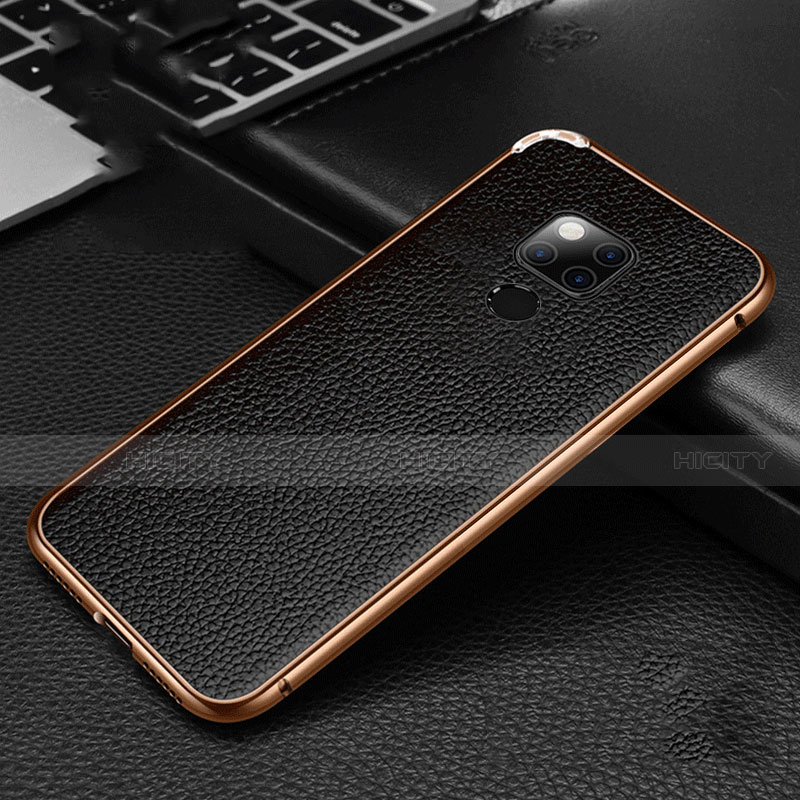 Custodia Lusso Alluminio Cover T08 per Huawei Mate 20 X 5G Oro