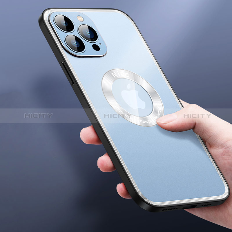 Custodia Lusso Alluminio e Silicone Laterale Cover con Mag-Safe Magnetic JL4 per Apple iPhone 15