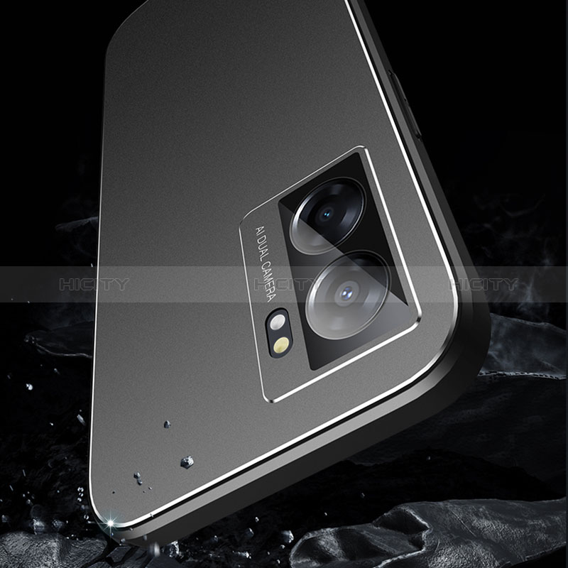 Custodia Lusso Alluminio e Silicone Laterale Cover J01 per Realme Narzo 50 5G