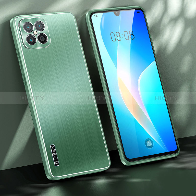 Custodia Lusso Alluminio e Silicone Laterale Cover JL1 per Huawei Nova 8 SE 4G