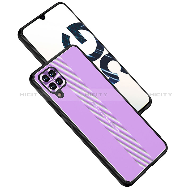 Custodia Lusso Alluminio e Silicone Laterale Cover JL1 per Samsung Galaxy A12 5G