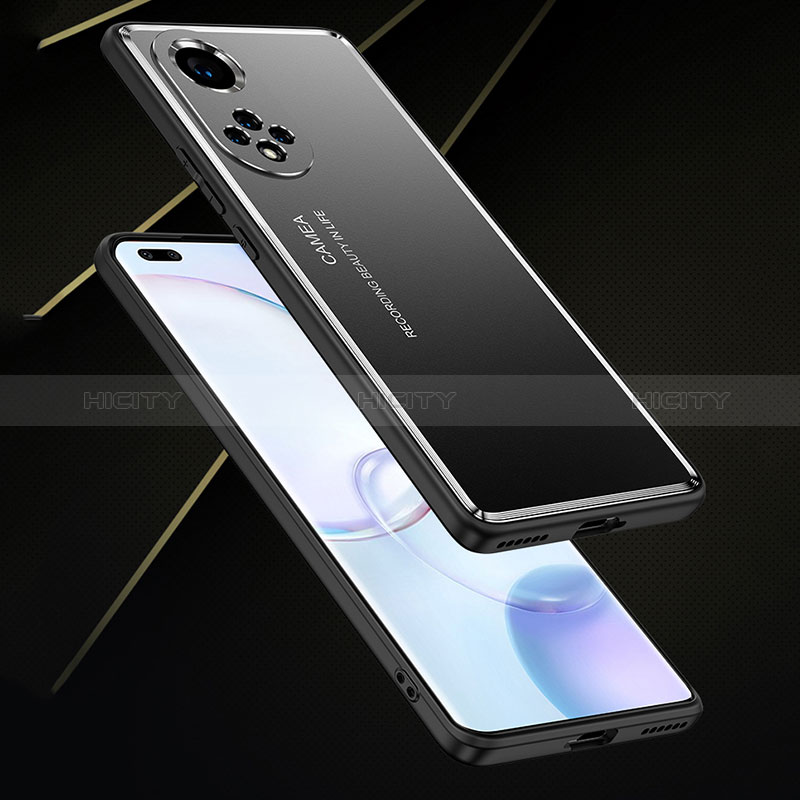 Custodia Lusso Alluminio e Silicone Laterale Cover JL2 per Huawei Honor 50 Pro 5G