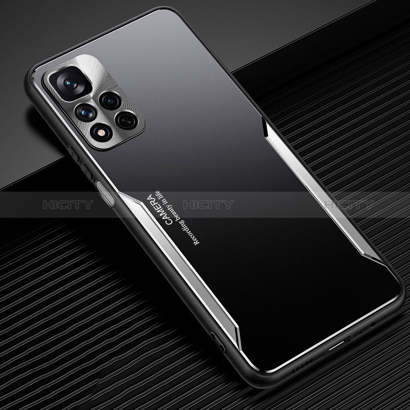Custodia Lusso Alluminio e Silicone Laterale Cover JL2 per Xiaomi Mi 11i 5G (2022)