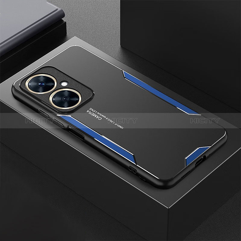 Custodia Lusso Alluminio e Silicone Laterale Cover JL3 per Huawei Nova 11i