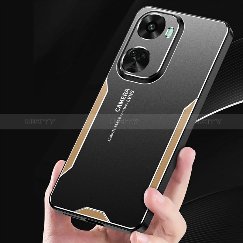 Custodia Lusso Alluminio e Silicone Laterale Cover PB1 per Huawei Nova 11 SE