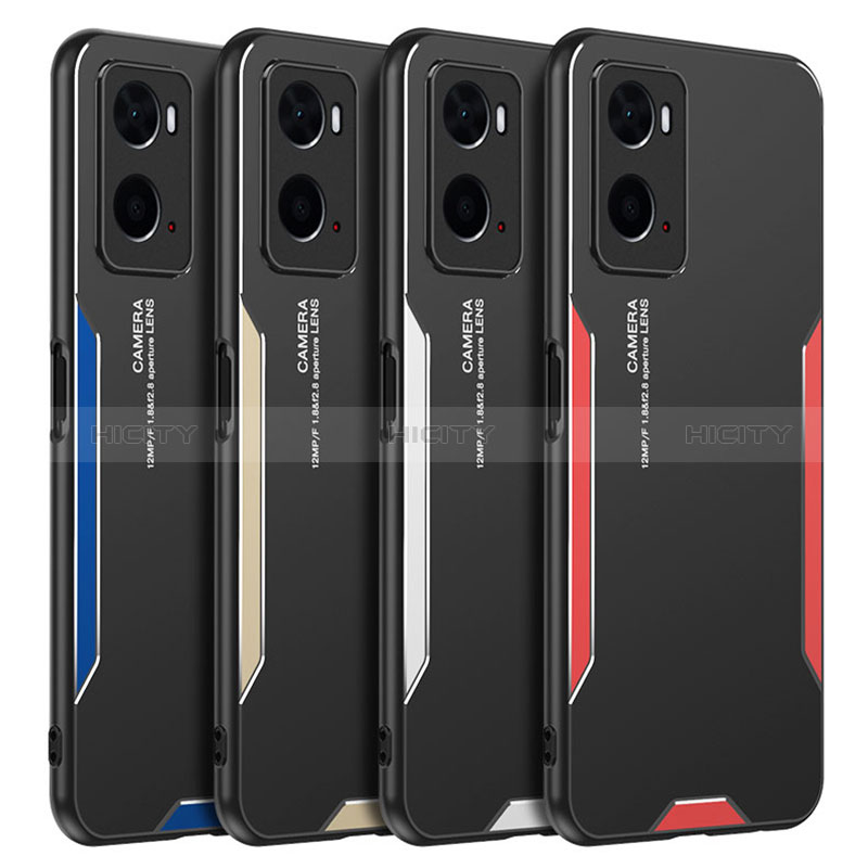 Custodia Lusso Alluminio e Silicone Laterale Cover PB1 per Oppo A76