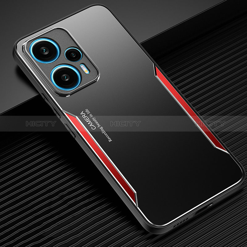 Custodia Lusso Alluminio e Silicone Laterale Cover PB1 per Xiaomi Redmi Note 12 Turbo 5G