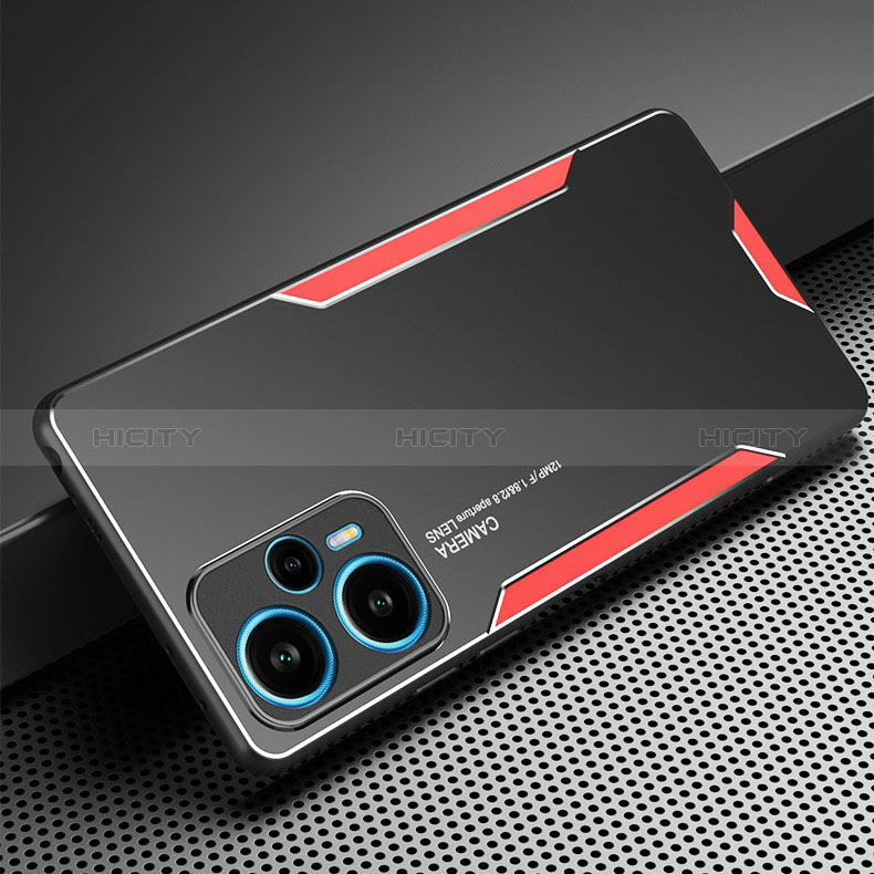 Custodia Lusso Alluminio e Silicone Laterale Cover PB1 per Xiaomi Redmi Note 12 Turbo 5G