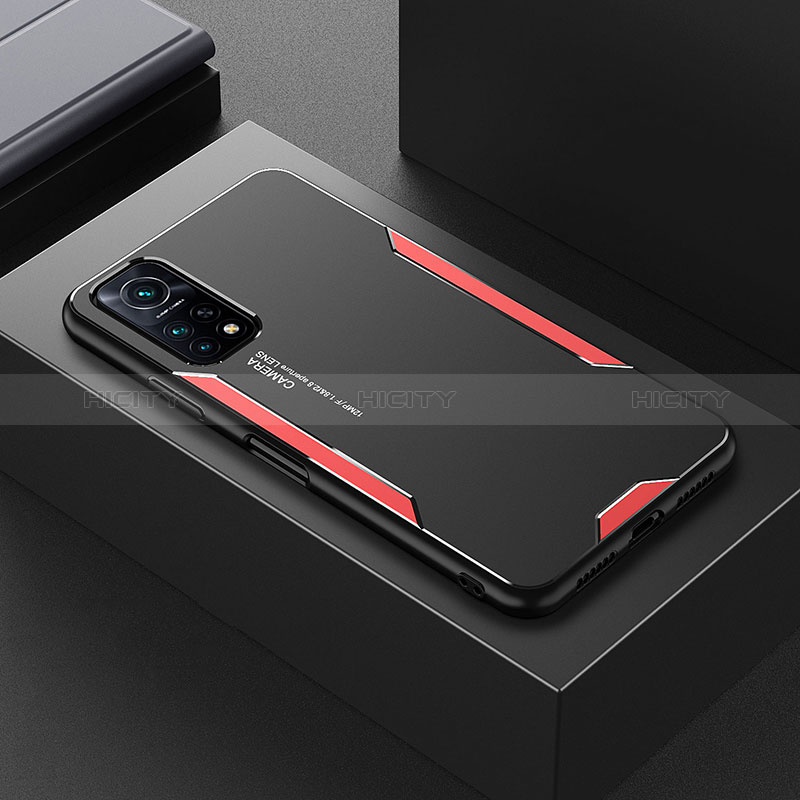 Custodia Lusso Alluminio e Silicone Laterale Cover per Xiaomi Mi 10T Pro 5G