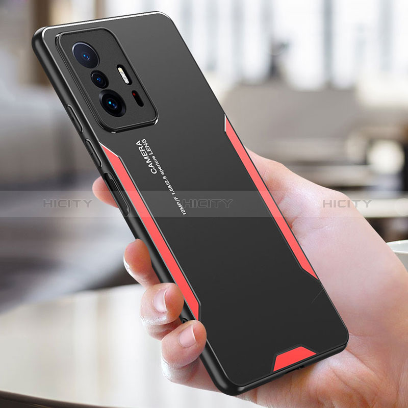 Custodia Lusso Alluminio e Silicone Laterale Cover per Xiaomi Mi 11T Pro 5G