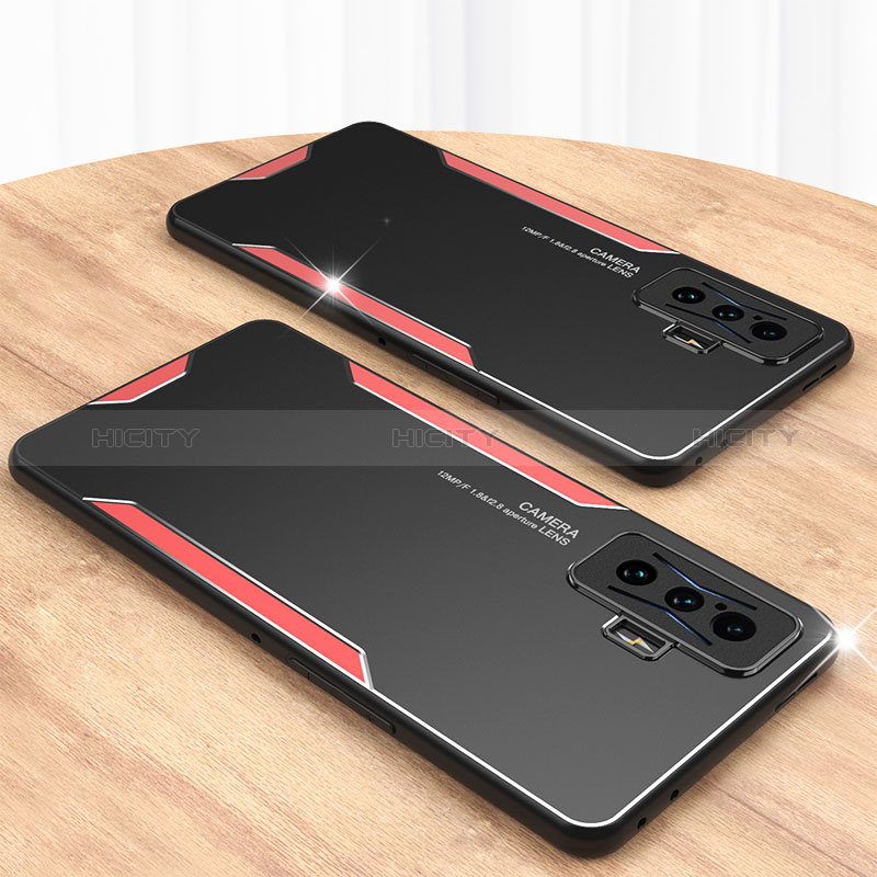 Custodia Lusso Alluminio e Silicone Laterale Cover per Xiaomi Poco F4 GT 5G