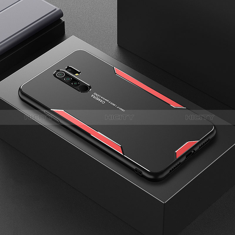 Custodia Lusso Alluminio e Silicone Laterale Cover per Xiaomi Poco M2