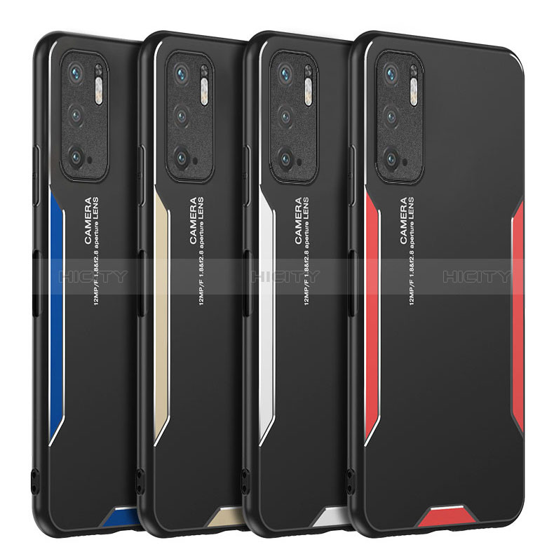 Custodia Lusso Alluminio e Silicone Laterale Cover per Xiaomi POCO M3 Pro 5G