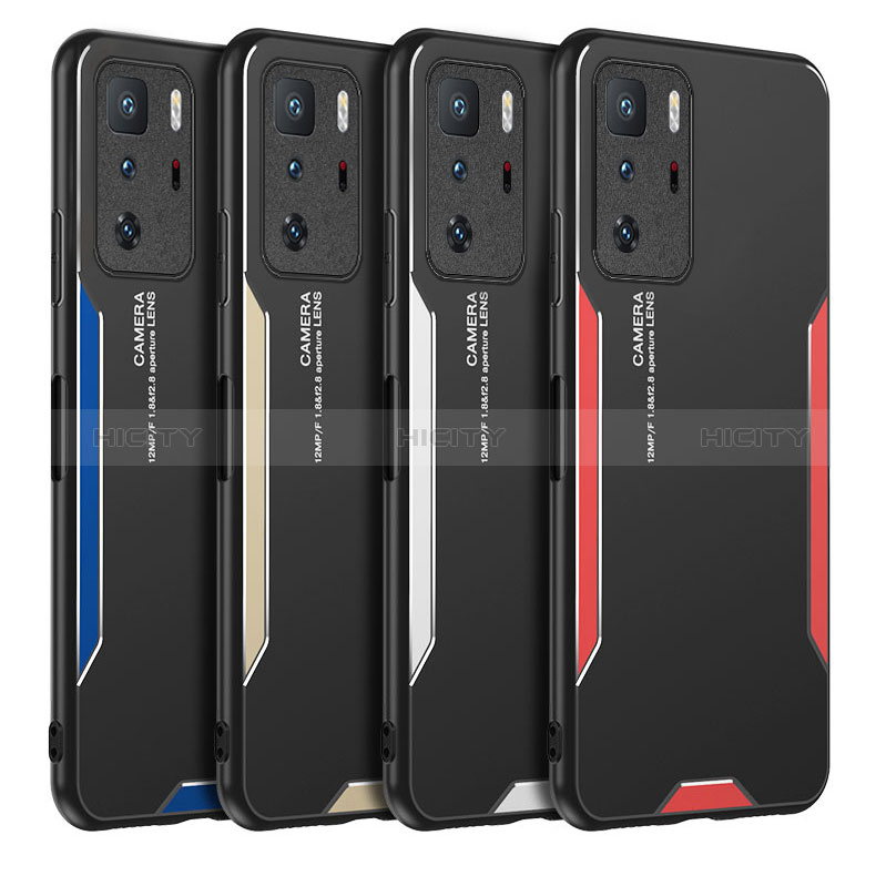 Custodia Lusso Alluminio e Silicone Laterale Cover per Xiaomi Poco X3 GT 5G