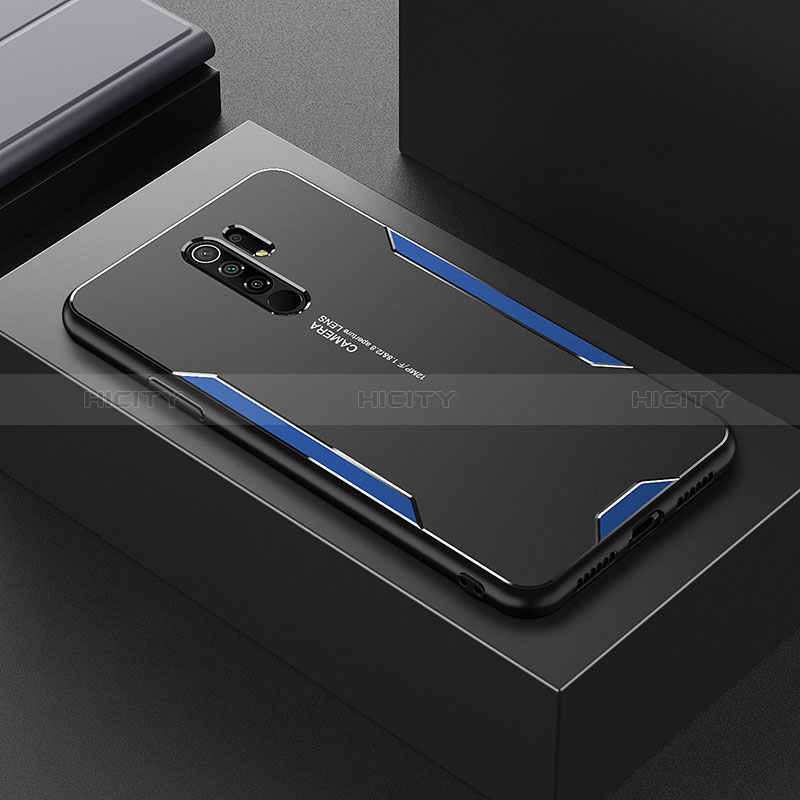 Custodia Lusso Alluminio e Silicone Laterale Cover per Xiaomi Redmi 9 Prime India