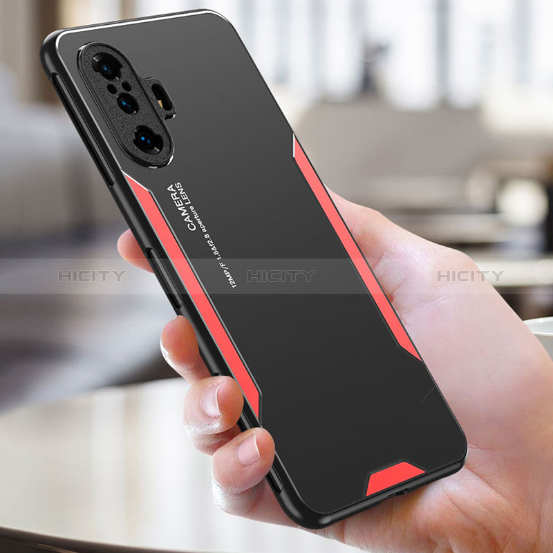 Custodia Lusso Alluminio e Silicone Laterale Cover per Xiaomi Redmi K40 Gaming 5G