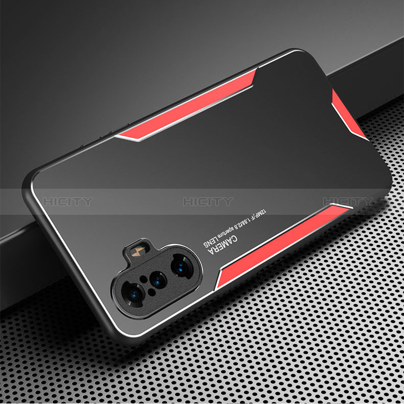 Custodia Lusso Alluminio e Silicone Laterale Cover per Xiaomi Redmi K40 Gaming 5G