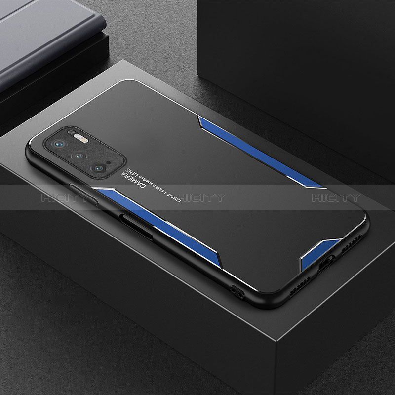 Custodia Lusso Alluminio e Silicone Laterale Cover per Xiaomi Redmi Note 10 5G