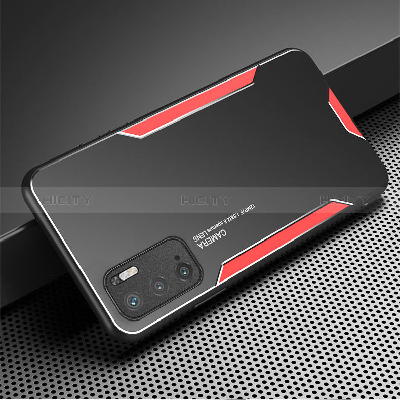 Custodia Lusso Alluminio e Silicone Laterale Cover per Xiaomi Redmi Note 10 5G