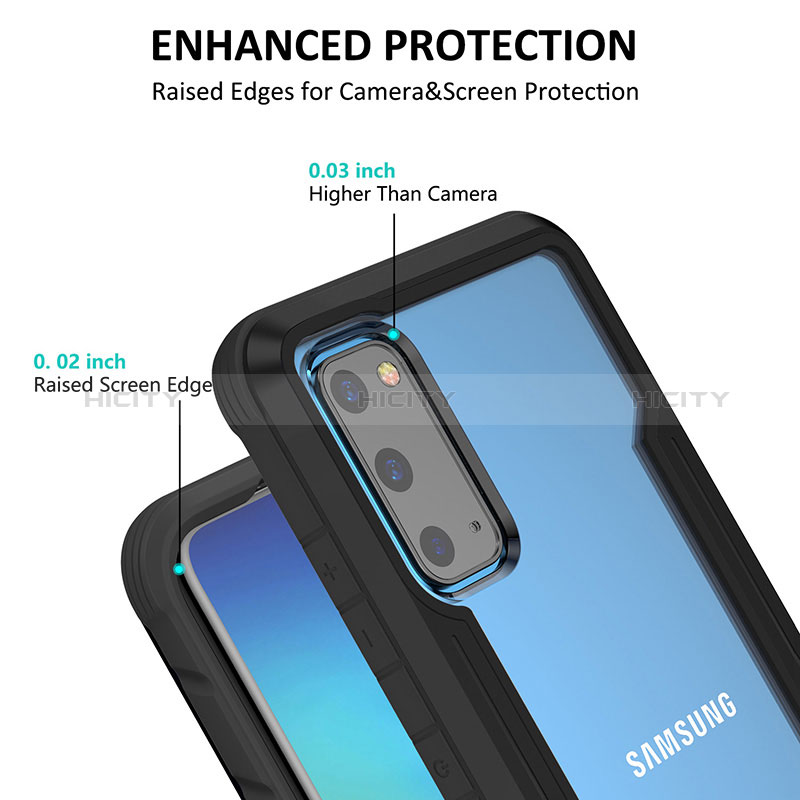 Custodia Lusso Alluminio e Silicone Laterale Cover RJ1 per Samsung Galaxy S20