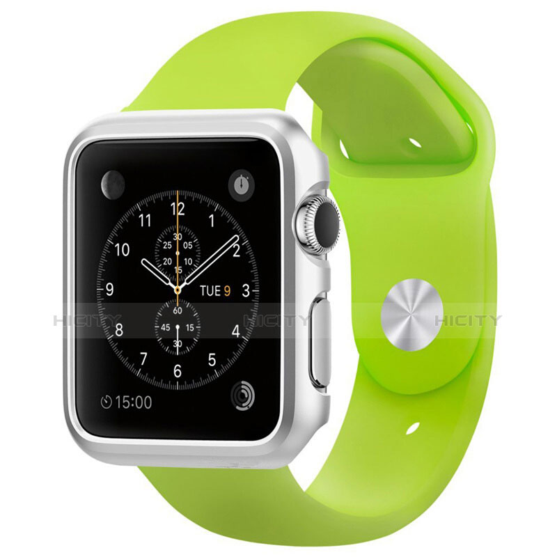 Custodia Lusso Alluminio Laterale C01 per Apple iWatch 42mm Argento