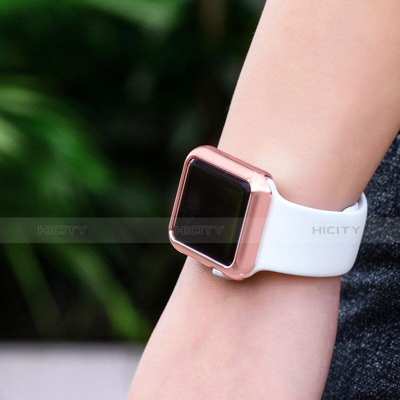 Custodia Lusso Alluminio Laterale C03 per Apple iWatch 2 38mm Rosa