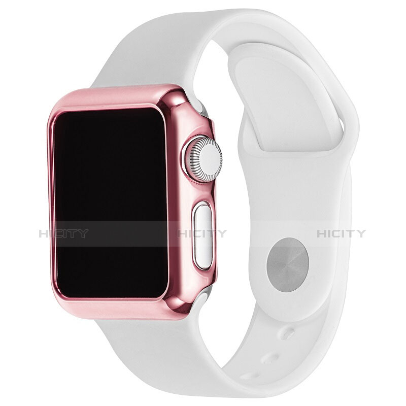 Custodia Lusso Alluminio Laterale C03 per Apple iWatch 3 42mm Rosa