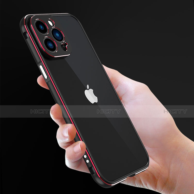 Custodia Lusso Alluminio Laterale Cover A01 per Apple iPhone 14 Pro