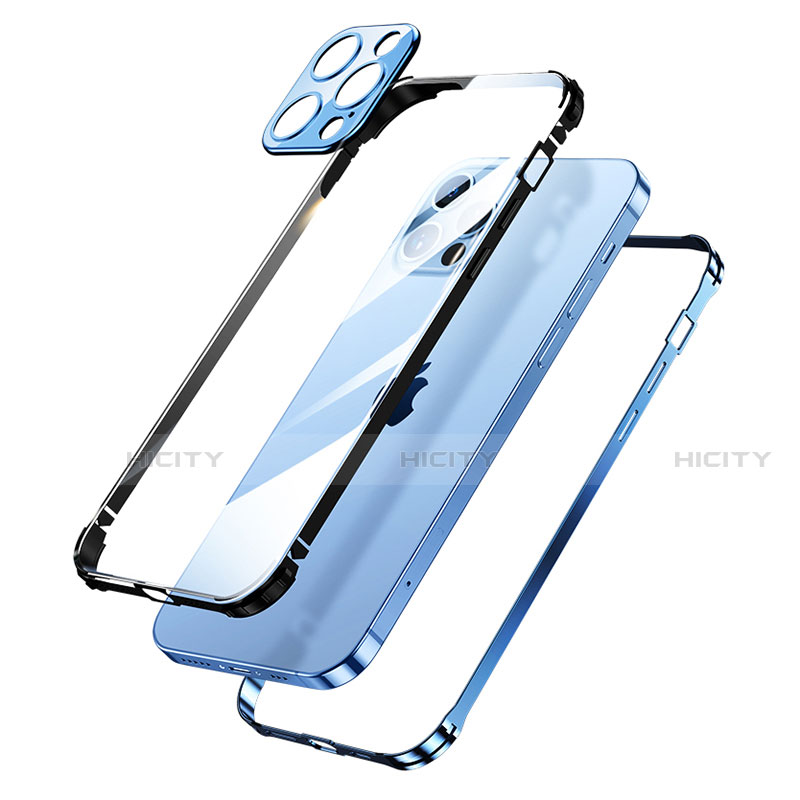 Custodia Lusso Alluminio Laterale Cover A06 per Apple iPhone 13