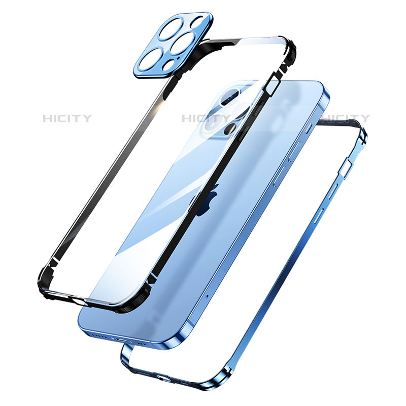 Custodia Lusso Alluminio Laterale Cover A06 per Apple iPhone 16 Pro Max