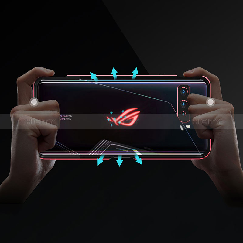 Custodia Lusso Alluminio Laterale Cover JZ1 per Asus ROG Phone 3