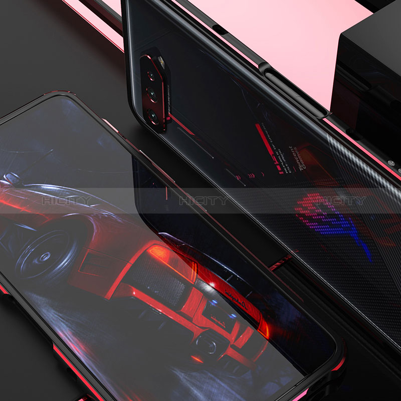 Custodia Lusso Alluminio Laterale Cover JZ1 per Asus ROG Phone 5 Pro