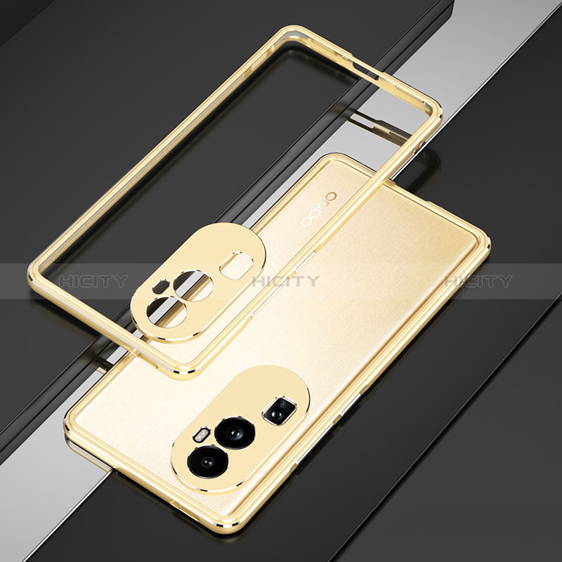 Custodia Lusso Alluminio Laterale Cover JZ1 per Oppo Reno10 Pro+ Plus 5G