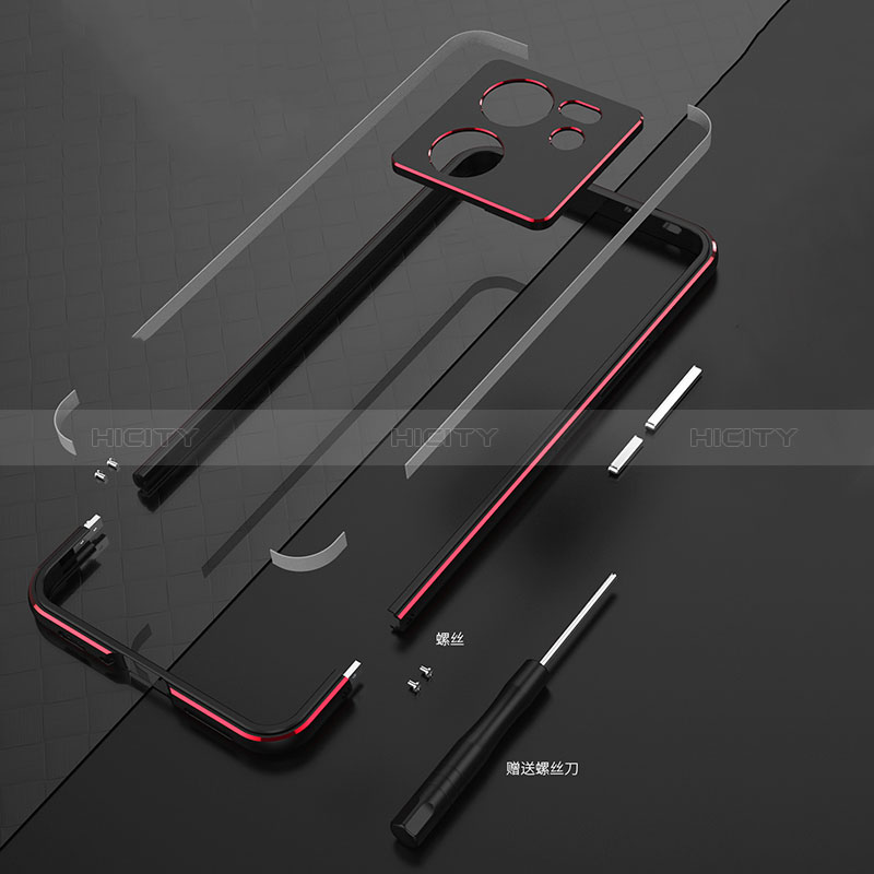 Custodia Lusso Alluminio Laterale Cover JZ1 per Xiaomi Mi 13T Pro 5G