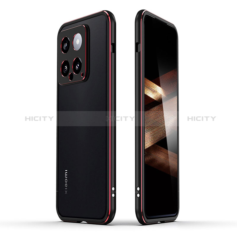 Custodia Lusso Alluminio Laterale Cover JZ1 per Xiaomi Mi 14 Pro 5G