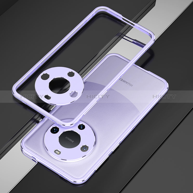 Custodia Lusso Alluminio Laterale Cover JZ4 per Huawei Mate 60