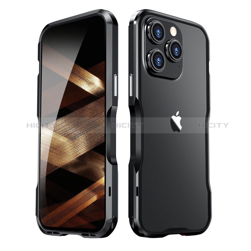 Custodia Lusso Alluminio Laterale Cover LF2 per Apple iPhone 14 Pro