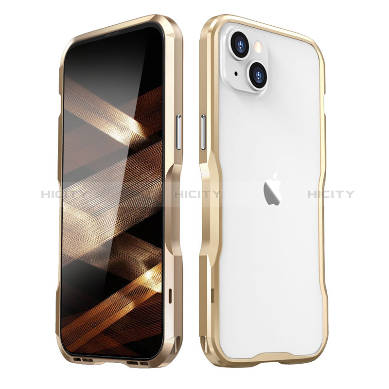 Custodia Lusso Alluminio Laterale Cover LF2 per Apple iPhone 15